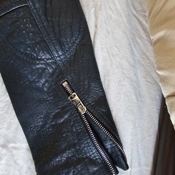 All Saints Pataya Biker leather jacket, medium - Picture 5 of 8